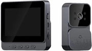 Deurbell con Camera - con Display - Videofoon - Videodeurbell con Monitor 4.3 Pollici & Display - Deurbellen con Camera, Impermeabile, Visione Notturna