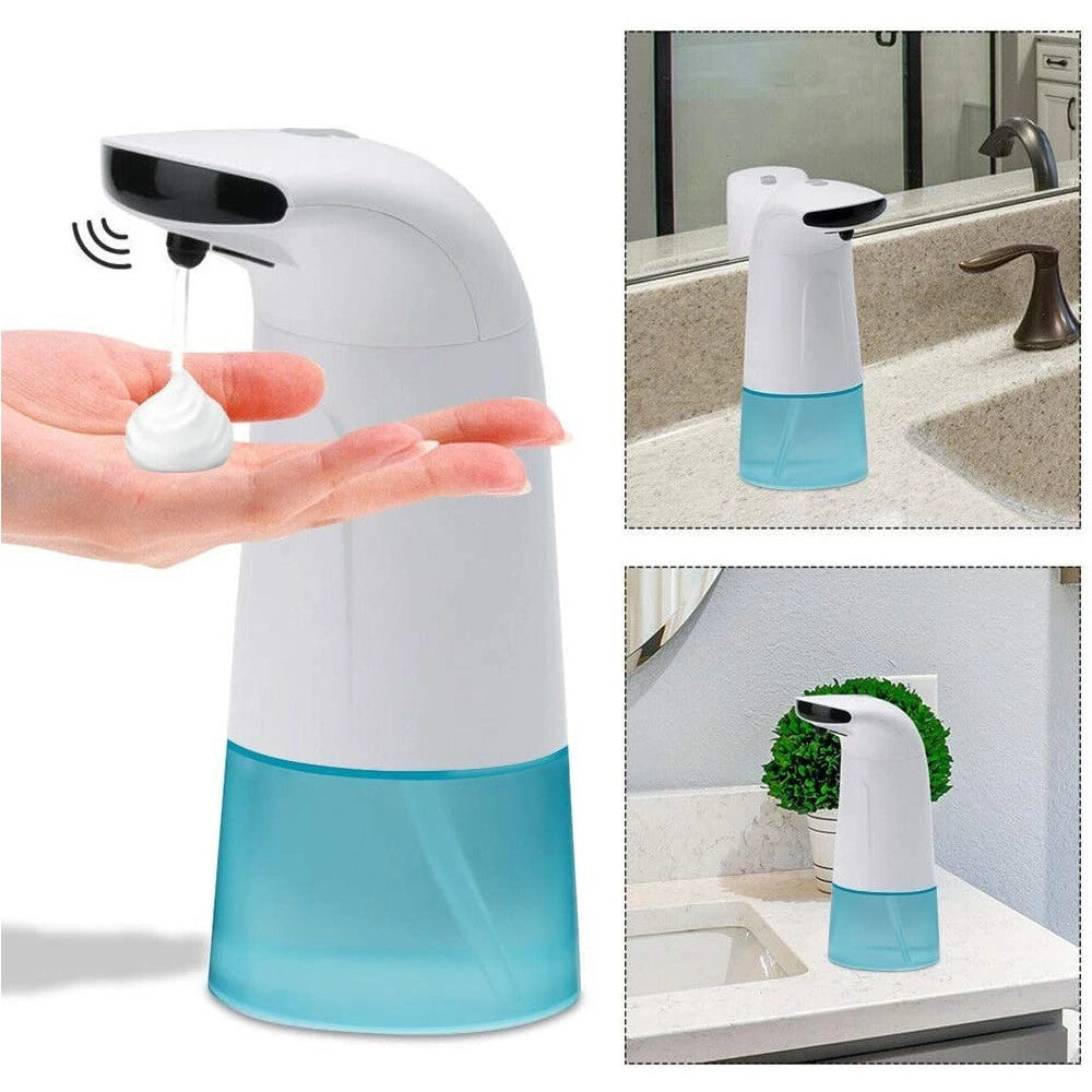 Trade Shop - Dispenser Erogatore Dosatore Sapone Automatico Infrarossi Con Fotocellula 280ml -