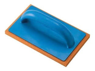 FRATTONE GOMMASPUGNA PER INTONACO BASE E MANICO IN PLASTICA- - cm.21x14 - 42462 - 3 pezzi AUSONIA
