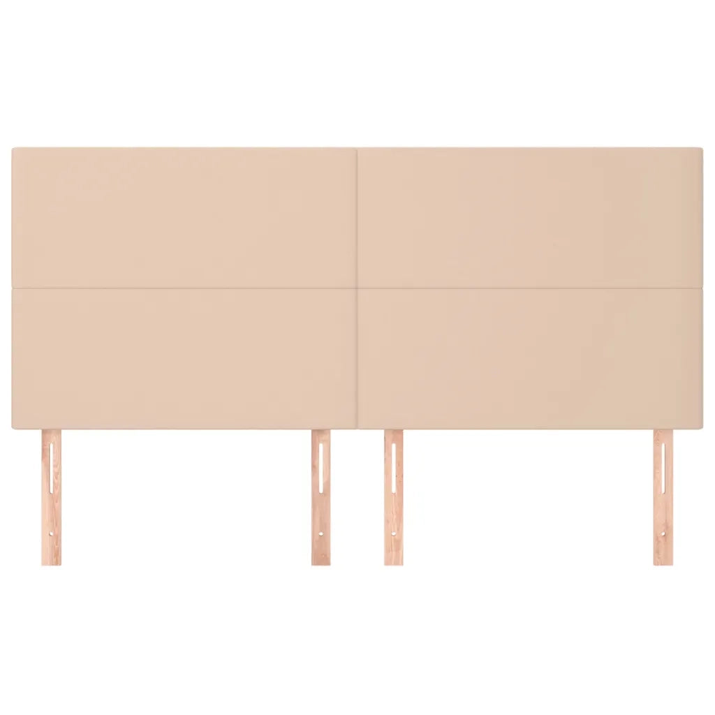 Testiera | Testata Cappuccino 180x5x118/128 cm in Similpelle