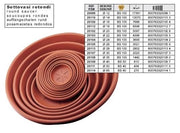 Sottovaso per piante esterno colore marrone 14 cm bama