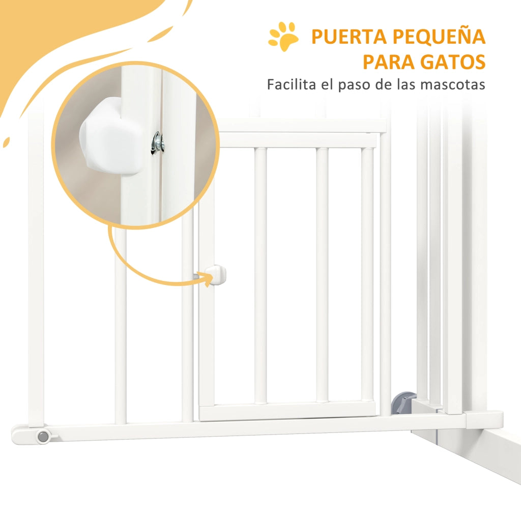 Barriera per Cani Porta Scala ¨C zephmum ¨C Bianco 74-80 cm