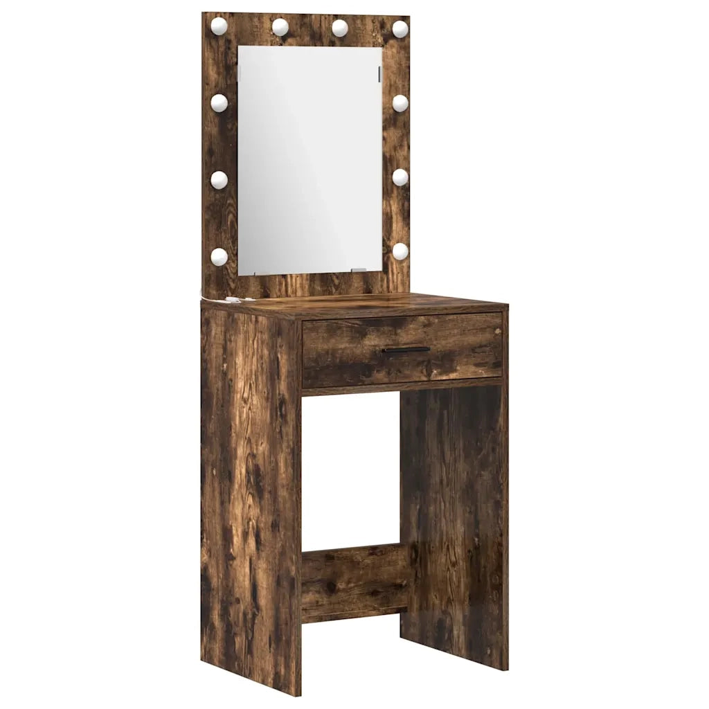 Tavolo da Trucco con cassetto 2 pcs Marrone 50 x 41 x 135 cm 3334204