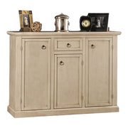 Madia credenza in legno avorio patinato l.120 p.39 h.85 - Mobili 2G