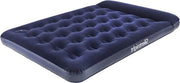 Letto gonfiabile pieghevole con pompa a pedale - materasso gonfiabile premium per campeggio - 191 x 137 x 28 cm - blu