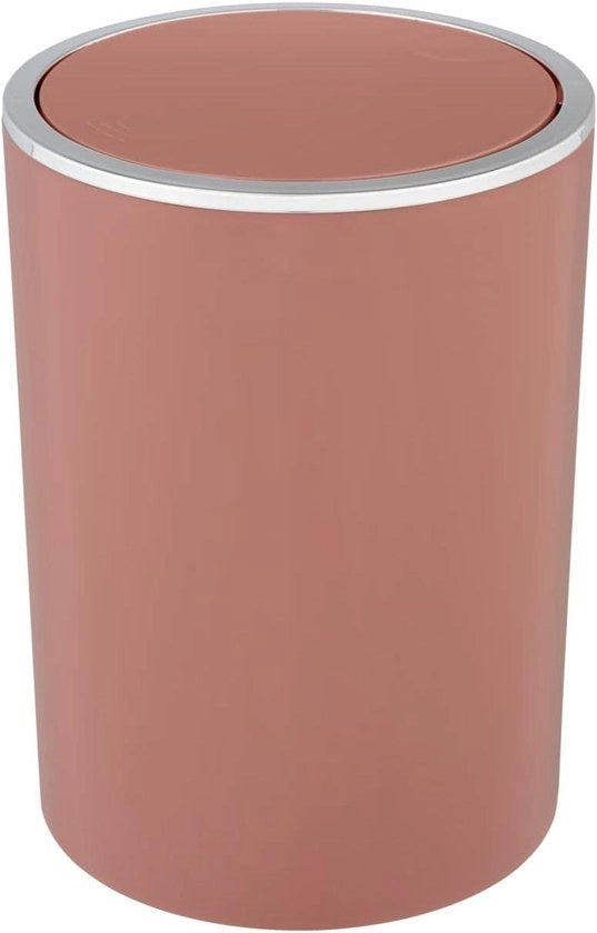 Coperchio chiusura prigione Inca 5 litri - contenitore per rifiuti bagno cucina plastica BPA libero rosa vintage Ø 185 × 255 cm