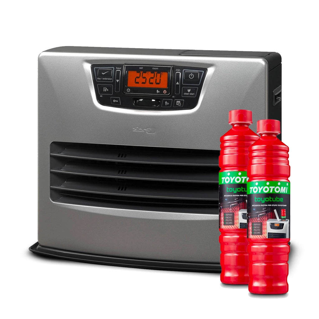 Stufa portatile Zibro by Toyotomi LC150, stufa a combustibile, nessuna installazione necessaria, potenza 4,85 kW