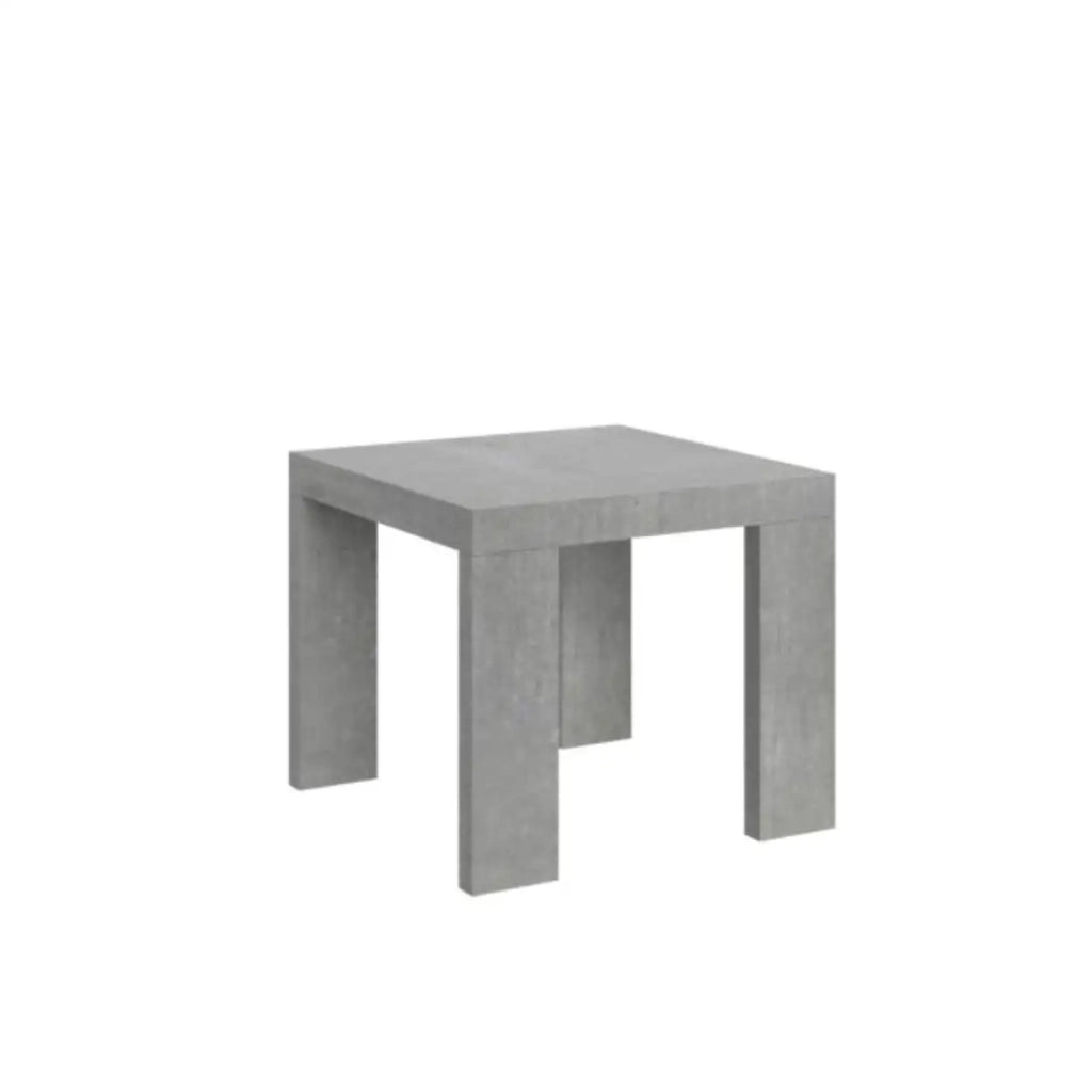 Tavolo allungabile 90/246x90 cm Roxell colore cemento
