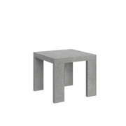 Tavolo allungabile 90/246x90 cm Roxell colore cemento