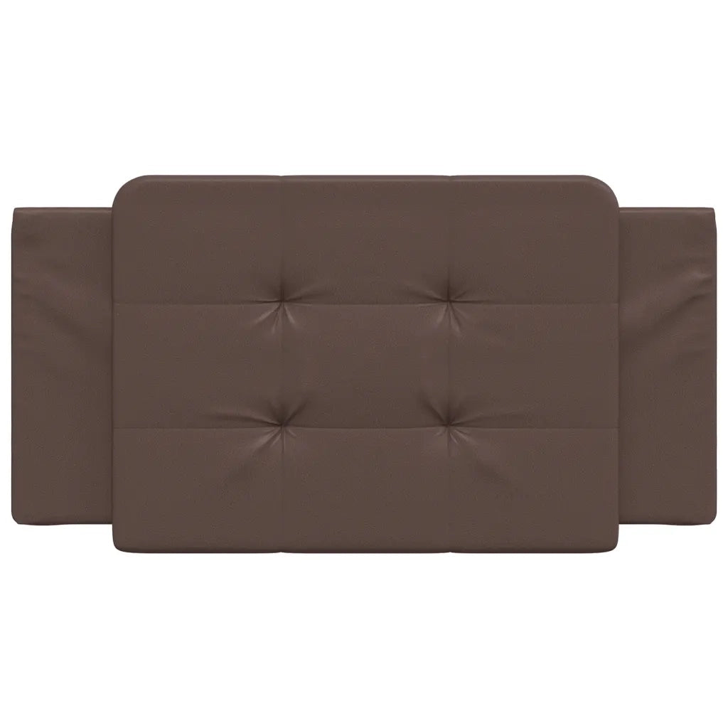 Cuscino Testiera Marrone 100 cm in Similpelle