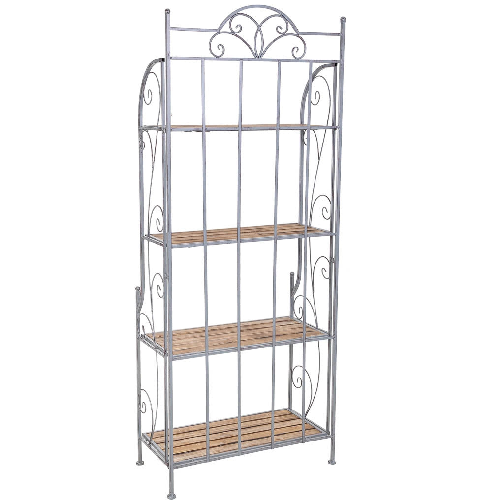 Mensola espositiva beige, 73x36x176h cm