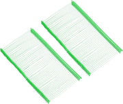 Vasteners per etichetta regolari in plastica, Etichettatura standard, barbigli per abbigliamento - 3000 pezzi, colore verde chiaro