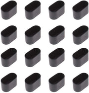 Protezioni per tavolo e sedia in gomma flexibile - 16 pezzi - Antikras protezione per gambe tavolo/sedia - Nero - Materiale PVC