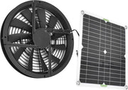 Set di pannelli solari da 100 W - Ventilatore di scarico alimentato da energia solare per il raffrescamento del pollaio.