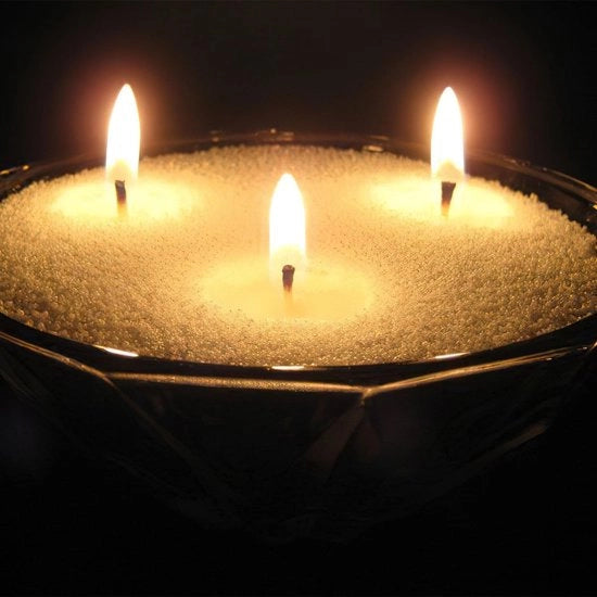 Sabbia per candele 500 g - Forma perlata - Granulato per candele - Polvere per candele DIY - Biodegradabile - Pulitore per candele