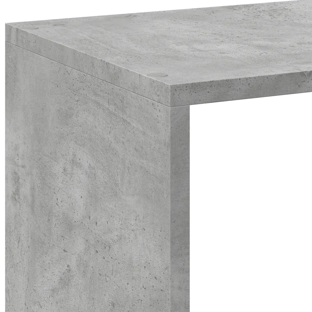 vidaXL Libreria Divisorio Grigio Cemento 102x29x103,5 cm in Truciolato