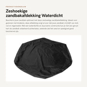 Copertura per vasca da bagno a sei angoli - Acqua resistente - Corda per tirare - Protezione contro la polvere/pioggia - Facile da pulire - Adatto per giardino/ambiente esterno - Sacchetto per vasca da bagno