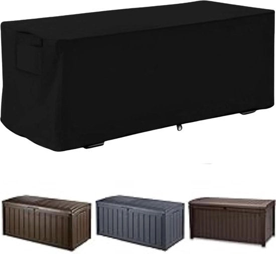 Oggetto per esterni - impermeabile - resistente ai raggi UV - 1 pezzo - nero - 123 x 62 x 55 cm
