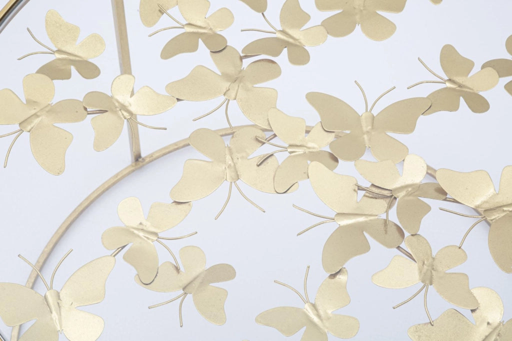 TAVOLO DA CAFFE' BUTTERFLIES CM � 60X40,5