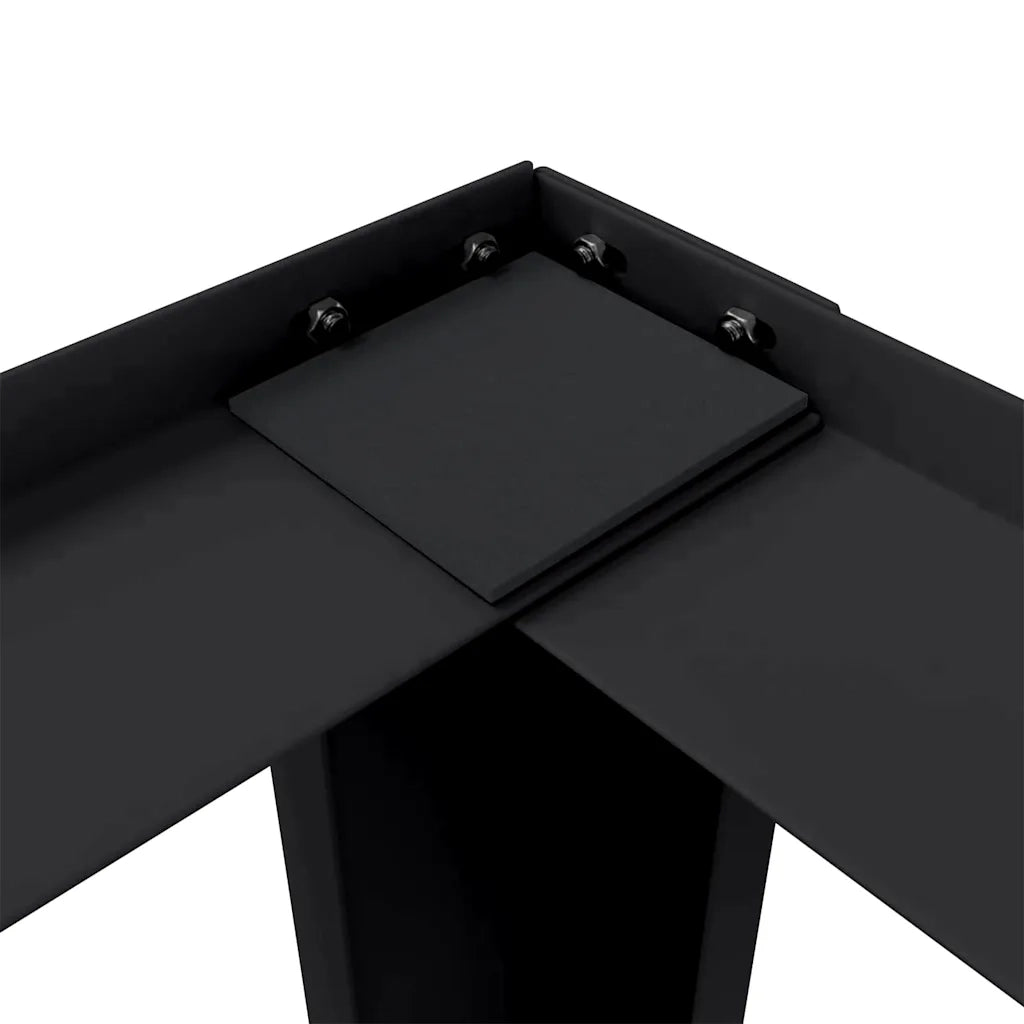 Pedestallo per Lavatrice 2 pz Nero 127 x 54,5 x 32,5 cm CFW2042017