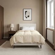 Duvet Estivo Trapuntato Crema 135 x 220 cm Microfibra 42025982