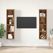 Set mobile TV 2 pcs Marrone 37 x 37 x 142,5 cm 3393537