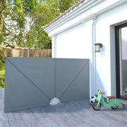 Tenda Laterale per Terrazza Pieghevole Grigio 300x150 cm cod mxl 14820
