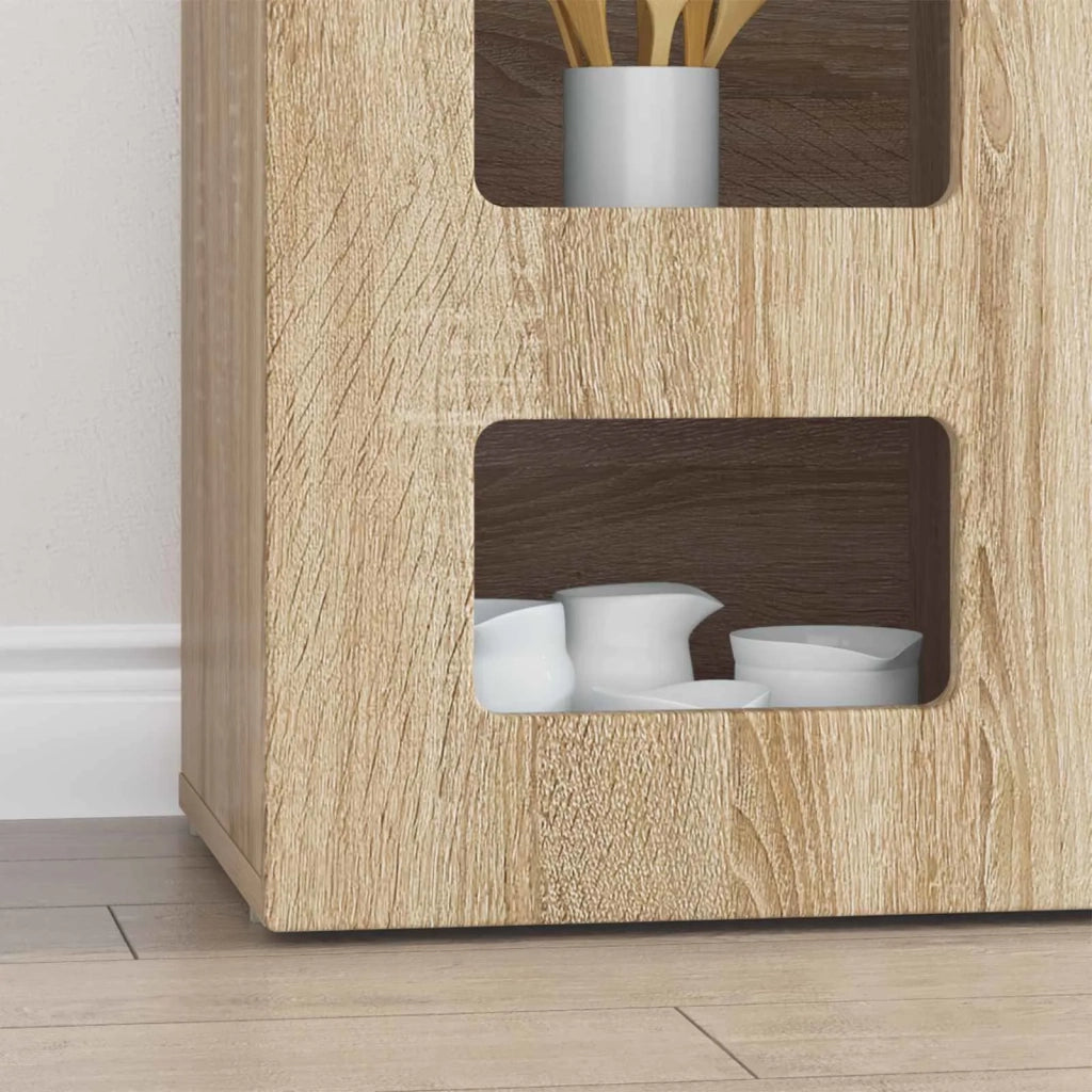 Credenza Rovere Sonoma 100 x 35 x 59 cm Legno multistrato