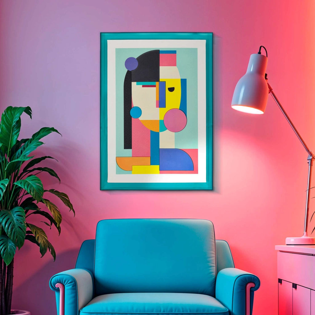 Bamiri, Quadro Materiale Struttura in Plastica, 50x70h cm Multicolore