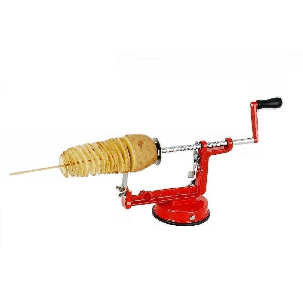 Trade Shop - Spiral Potato Slicer Cutter Patate Chips Taglia Affetta Spirale Ricciolo Taglio -