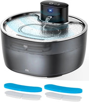 Filtro per Fonte Acqua per Gatti Rond, 6 Filtri di Ricambio per Fonti Acqua da 1,6 a 2,4L con Resina e Carbone Attivo, Ideale per Gatti e Cani per la Purificazione dell'Acqua