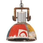 Lampada Sospesa Industriale 25 W Multicolore Rotonda 30 cm E27 344396