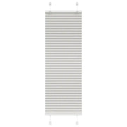 Tenda Plissettata Grigio Chiaro 40x100 cm Larghezza Tessuto