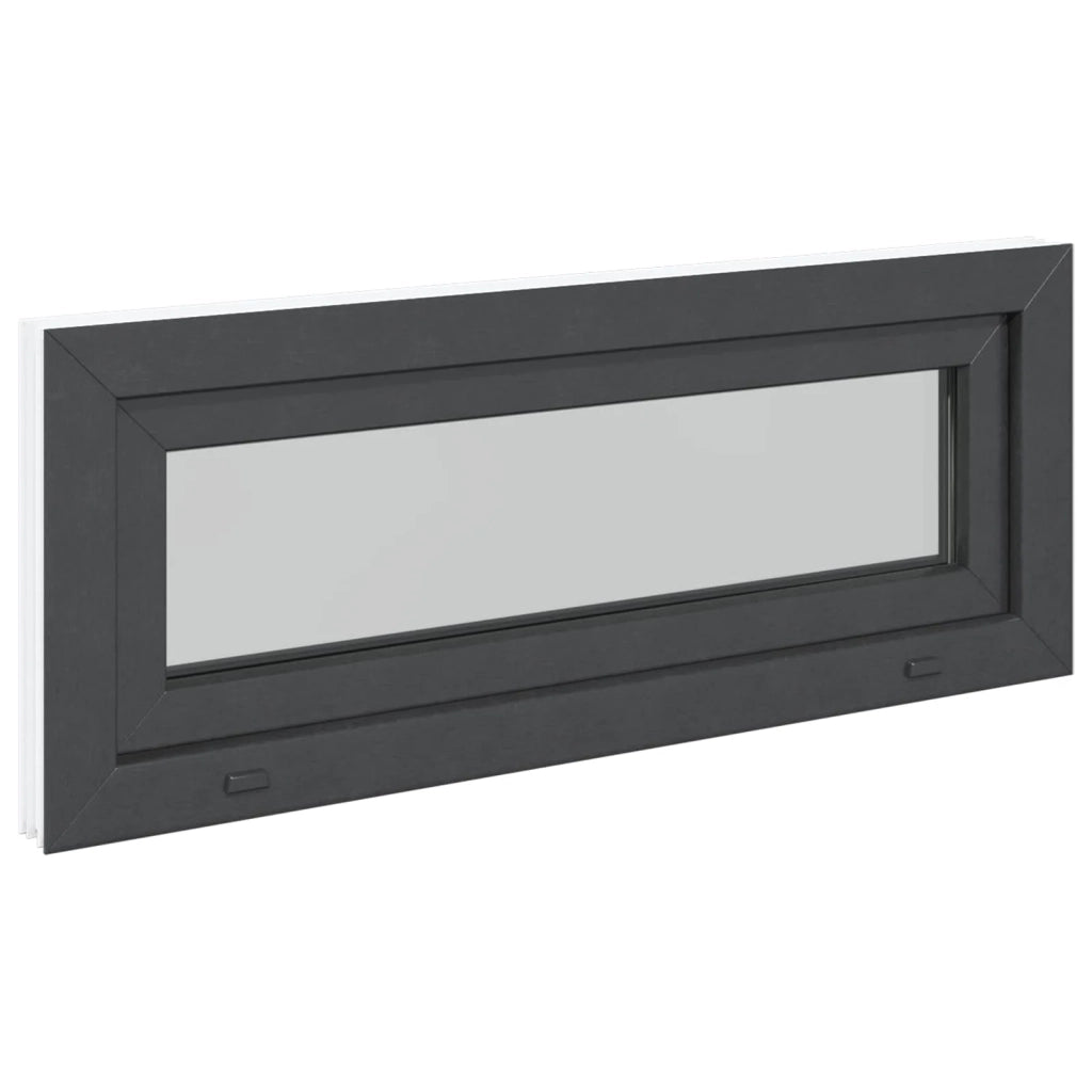 Finestra per Soffitta RISOR 100 x 40 cm PVC e Vetro Antracite CFW8570089
