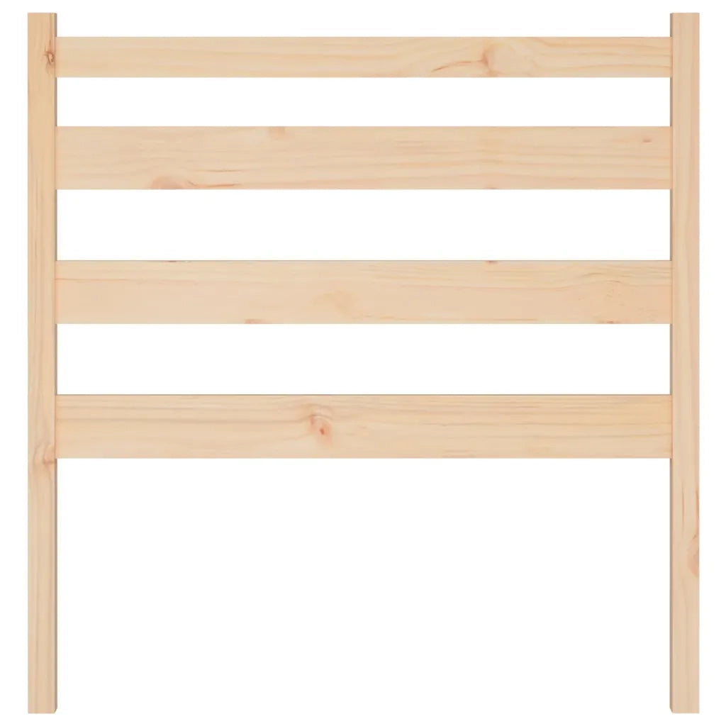 Testiera per Letto 81x4x100 cm in Legno Massello di Pino