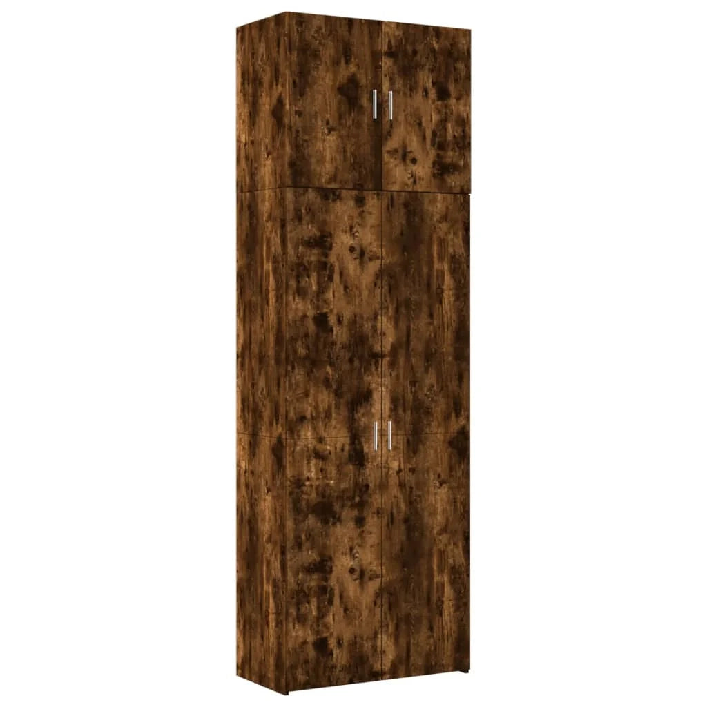 Buffet credenza cassettiera mobiletto mobile contenitore organizer cucina soggiorno salotto alto 80 x 42,5 x 249 cm legno ingegnerizzato marrone 02_0033565