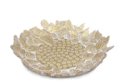 Centrotavola Decorativo Casa Tavolo in Resina Oro 30 cm