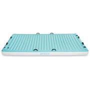Intex 56289EU Water Lounge Materassino Gonfiabile 310x183x18 cm 8 Maniglie 4 Portabicchieri 400 Kg colore Blu