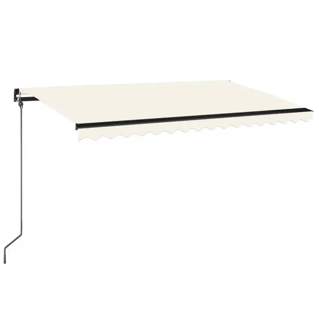 Tenda da Sole Retrattile Manuale 400x300 cm Crema