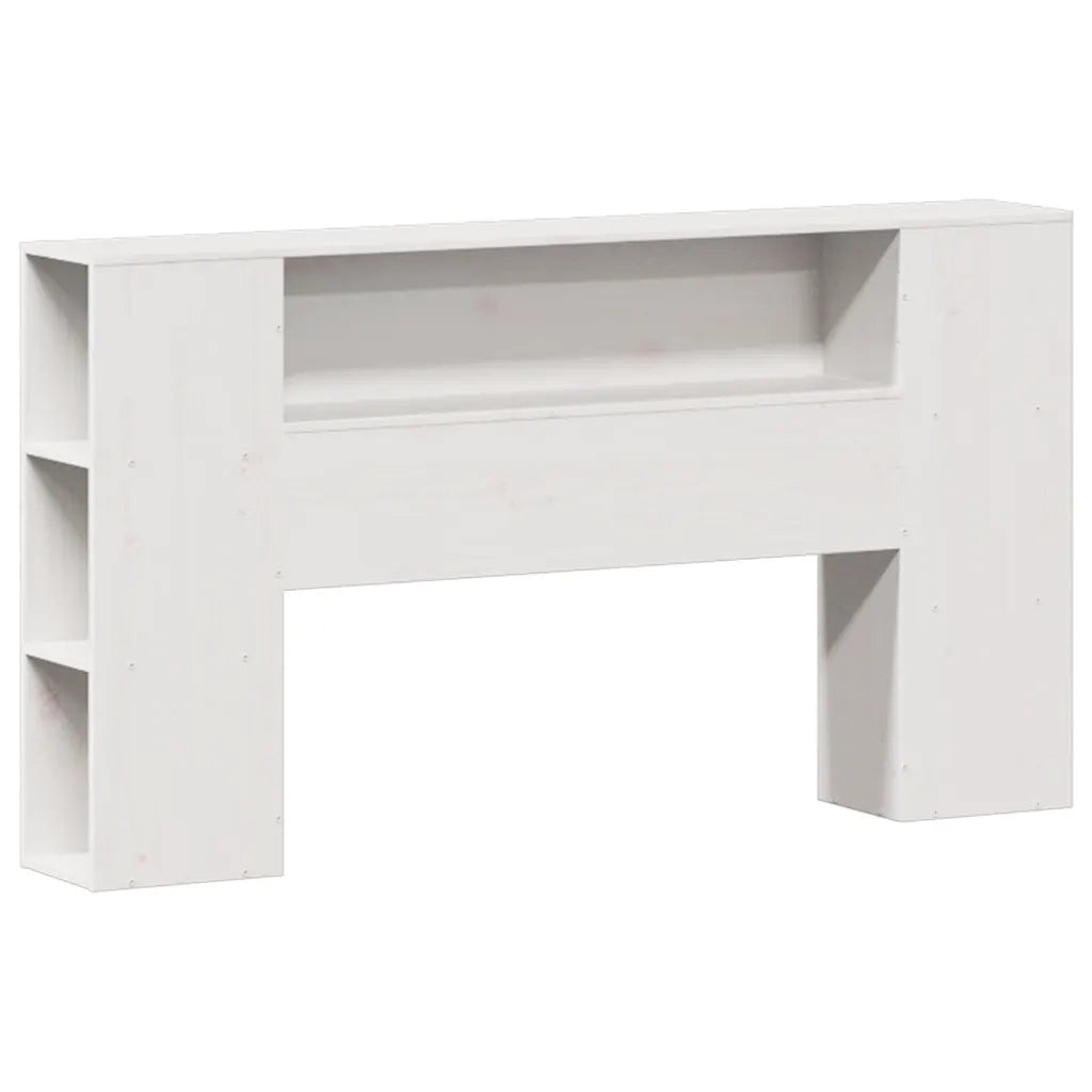 Letto Libreria senza Materasso Bianco 140x200 cm Legno di Pino 3322949