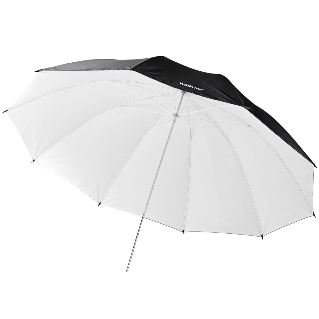 ombrello reflex nero/bianco, 150cm