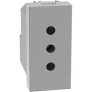 Presa di corrente 10A Bticino MatixGO 2P+T P11 grigia JG4113