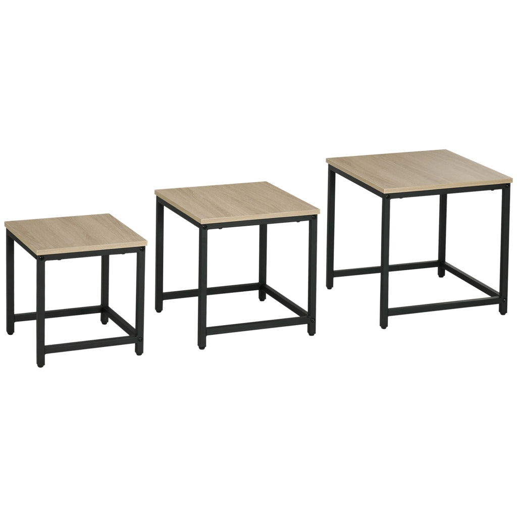 Tavolino da caff¨¨ ¨C zephmum ¨C nero multistrato 40x40x40