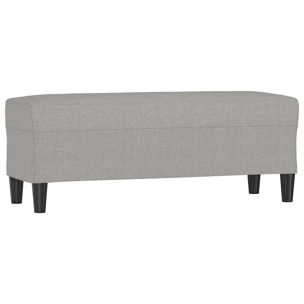 Panca Grigio chiaro 100x35x41 cm in Tessuto CFW2223369