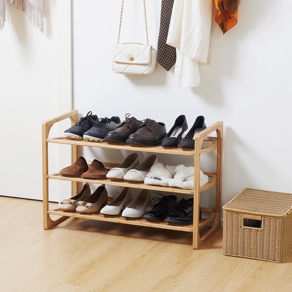 Scarpiere per 9 paia di scarpe ¨C zephmum ¨C Bamb¨´ 76x33x51 cm