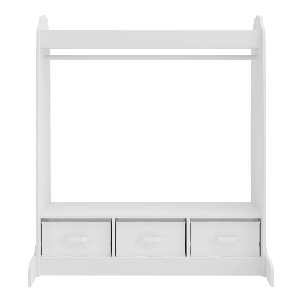 Armadio per bambini 107 x 95 x 61 cm bianco 03_0010247