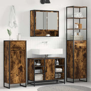 Mobile da Bagno con cassetto Quercia Fumosa 40 x 30 x 180 cm