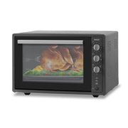 Forno Elettrico Grigio-Nero con 6 Funzioni di Cottura e Porta a Doppio Vetro 70L - 1840W