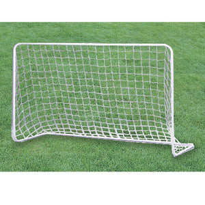 Porta da Calcio 180x60x122 cm in Metallo Basic Bianca