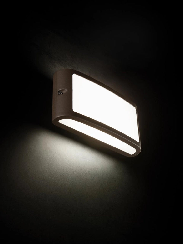 APPLIQUE LED 'SCREEN' grigio - 10 watt  - SOVIL